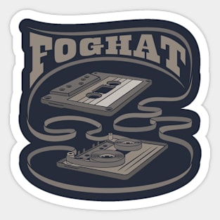 Foghat Exposed Cassette Sticker